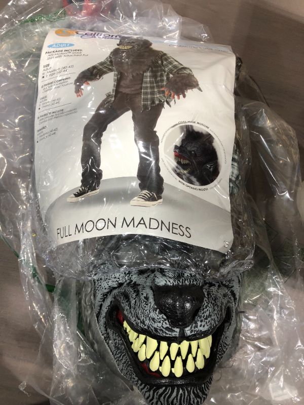 Photo 1 of California Costumes 'Full Moon Madness' includes Mask/flannel w/fur
