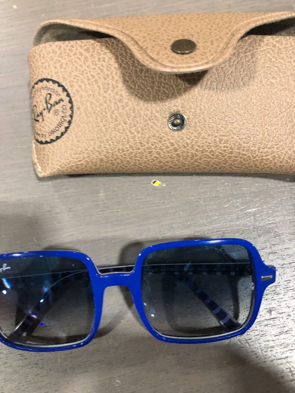 Photo 1 of RAYBAN Blue Square Frame Sunglasses