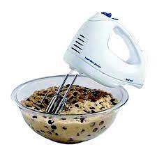 Photo 1 of Hamilton Beach 6-Speed Electric Hand Mixer, White
