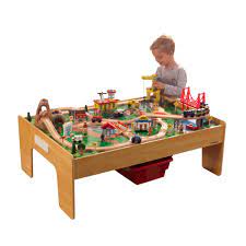 Photo 1 of KidKraft Adventure Town Railways Train Set and Table with EZ Kraft Assembly
