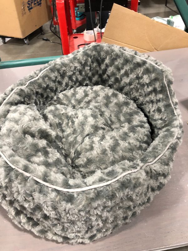 Photo 1 of 18*15 Small Faux Fur Dog Bed GREY