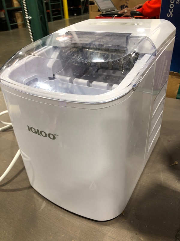 Photo 2 of Igloo Automatic Portable Electric Countertop Ice Maker Machine, 26 Pounds in 24 Hours, 9 Ice Cubes Ready in 7 minutes, 