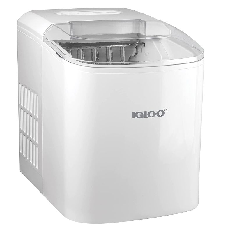 Photo 1 of Igloo Automatic Portable Electric Countertop Ice Maker Machine, 26 Pounds in 24 Hours, 9 Ice Cubes Ready in 7 minutes, 