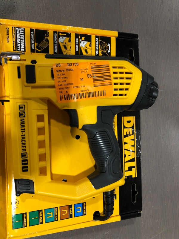 Photo 1 of DeWalt 5-in-1 Multi-Tacker and Brad Nailer