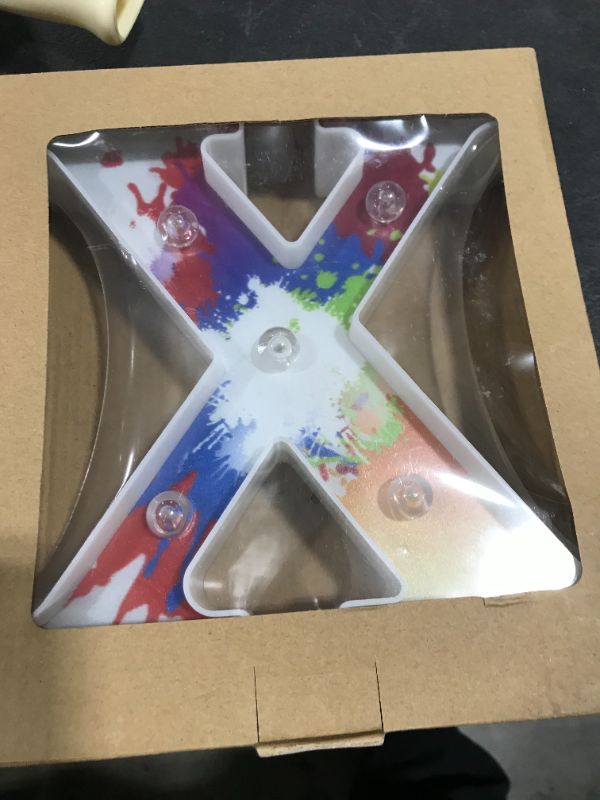 Photo 1 of LED LETTER X SIGN Battery powered