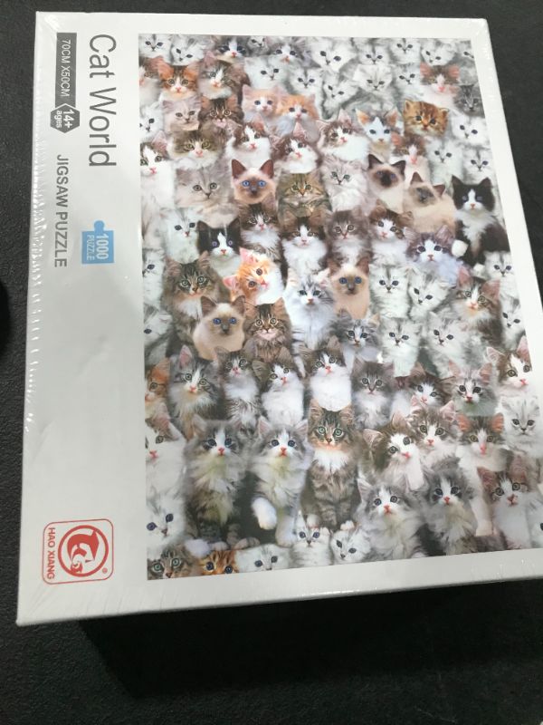 Photo 1 of 1000PC JIGSAW CAT PUZZLE Sealed