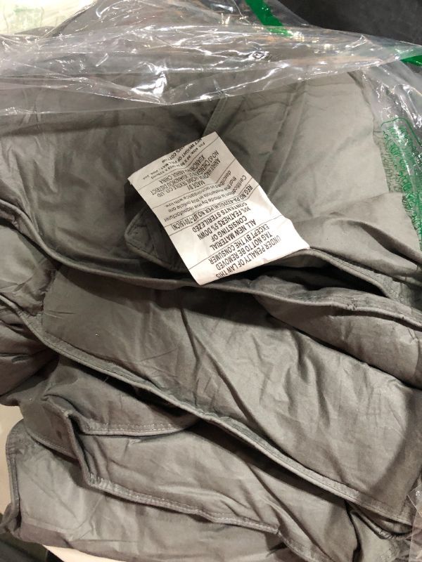 Photo 2 of ANHUI 90 X 90 INCHES COMFORTER GRAY