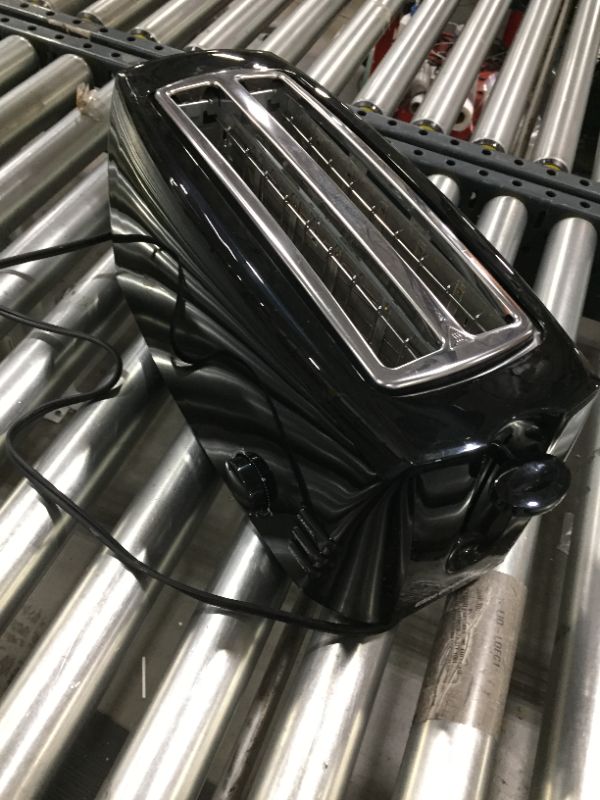 Photo 1 of Elite Gourmet ECT4829B Long Slot Toaster, Reheat 6 Toast Settings, Defrost, Cancel Functions, Slide Out Crumb Tray, Extra Wide Slots for Bagels Waffles