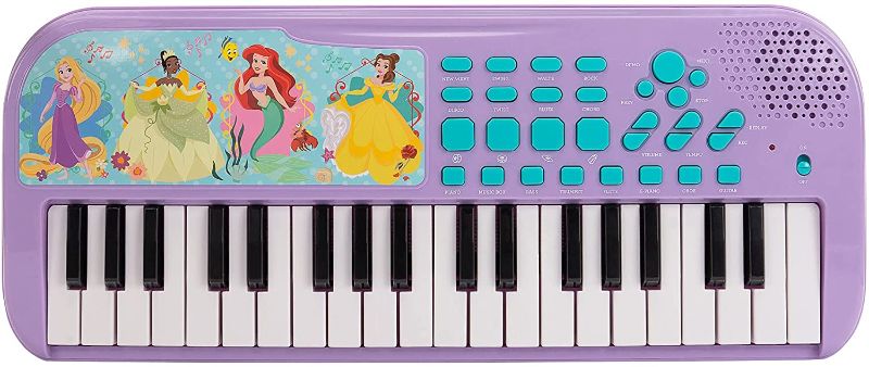 Photo 1 of First Act Disney Princess Electronic Keyboard, 22 Inch - 37 Keys – Make Real Music, Sized for Kids - Record, Playback, Volume Control - Musical Instruments for Toddlers and Kids