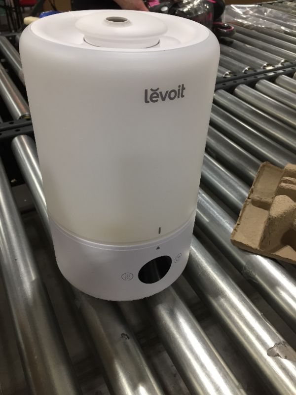 Photo 2 of LEVOIT Humidifiers for Bedroom, Cool Mist Top Fill for Baby Nursery Kids and Plants with Essential Oils, Ultrasonic, Super Quiet, Easy Clean, BPA Free, 3L, White