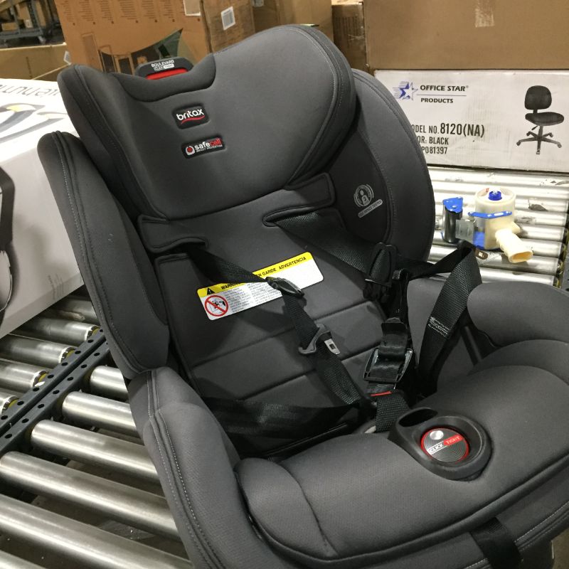 Photo 2 of Britax Boulevard ClickTight Convertible Car Seat, Cool N Dry Charcoal - Cooling & Moisture Wicking Fabric