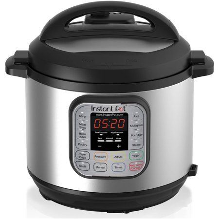 Photo 1 of Instant Pot 7-in-1 Programmable Pressure Cooker with Stainless Steel Cooking Pot and Exterior (6-Quart/1000-Watt)