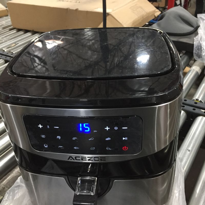 Photo 3 of Air Fryer Cooker, Acezoe Electric Airfryer 7.4 quart, Smart Air Fryer with 10 Presets, One Touch LED Screen, Nonstick Detachable Basket, Preheat, Auto Shut Off, 1700W, Rapid & Efficiency
