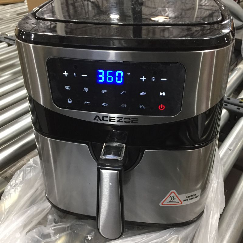Photo 2 of Air Fryer Cooker, Acezoe Electric Airfryer 7.4 quart, Smart Air Fryer with 10 Presets, One Touch LED Screen, Nonstick Detachable Basket, Preheat, Auto Shut Off, 1700W, Rapid & Efficiency