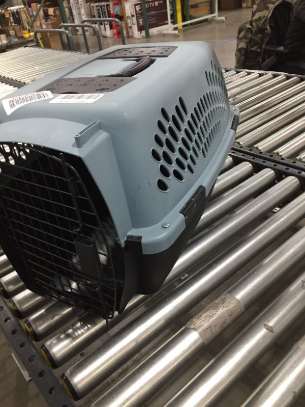 Photo 1 of Aspen Pet Fashion Dog & Cat Kennel, Storm Gray/Black, 24-in