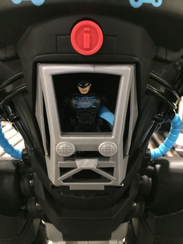 Photo 3 of Fisher-Price Imaginext DC Super Friends Bat-Tech Batbot, Transforming 2-in-1 Batman Robot and Playset with Lights and Sounds 