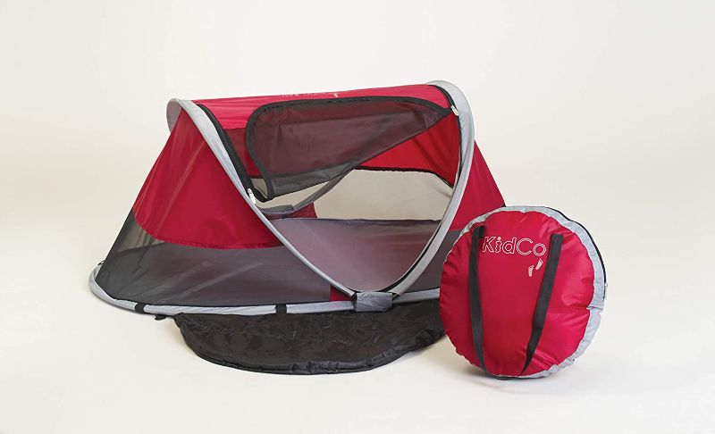 Photo 1 of KidCo P3010 Peapod Portable Indoor Outdoor Travel Bed Cranberry