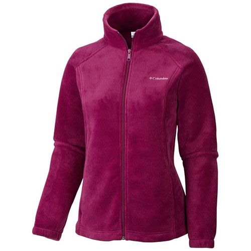 Photo 1 of Columbia Benton Springs Full-Zip Fleece Jacket for Ladies - Dark Raspberry - 2X