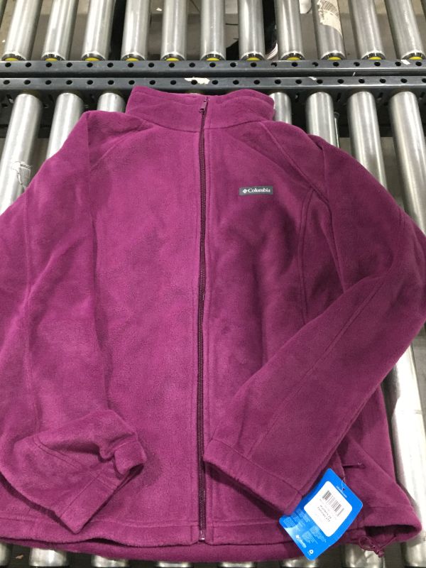 Photo 2 of Columbia Benton Springs Full-Zip Fleece Jacket for Ladies - Dark Raspberry - 2X