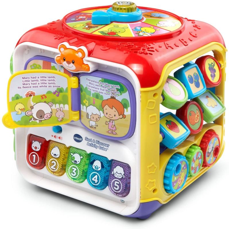 Photo 1 of VTech Sort and Discover Activity Cube, Red
