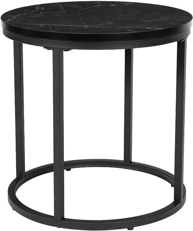 Photo 1 of Ball & Cast Home Kitchen End Table 15.25 Dia Black Set of 1
