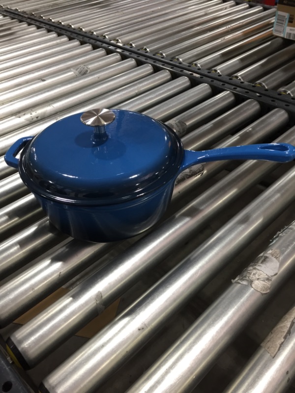 Photo 1 of blue amazon cast iron pot