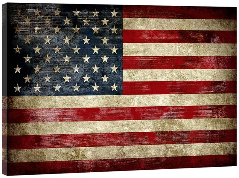 Photo 1 of american flag canvas 28x16