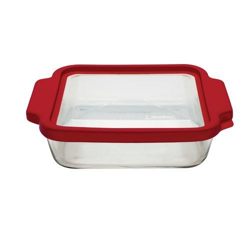 Photo 1 of Anchor Anchor Rectangular True Fit Cake Dish with Cover
