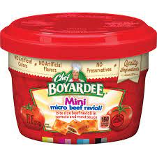 Photo 1 of Chef Boyardee Mini Micro Beef Ravioli--- 12ct--- exp jan- 9-2023