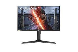 Photo 1 of LG 27GP850-B Ultragear Gaming Monitor 27” QHD (2560 x 1440) Nano IPS Display, 1ms Response Tim, 165Hz Refresh Rate, NVIDIA G-SYNC Compatible, AMD FreeSync Premium, Tilt/Height/Pivot Adjustable Stand-- parts only
