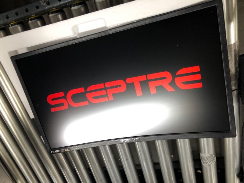 Photo 2 of Sceptre Curved 24" Gaming Monitor 1080p up to 165Hz DisplayPort HDMI x3 99% sRGB, AMD FreeSync Build-in Speakers Machine Black 2022 (C248B-FWT168)
