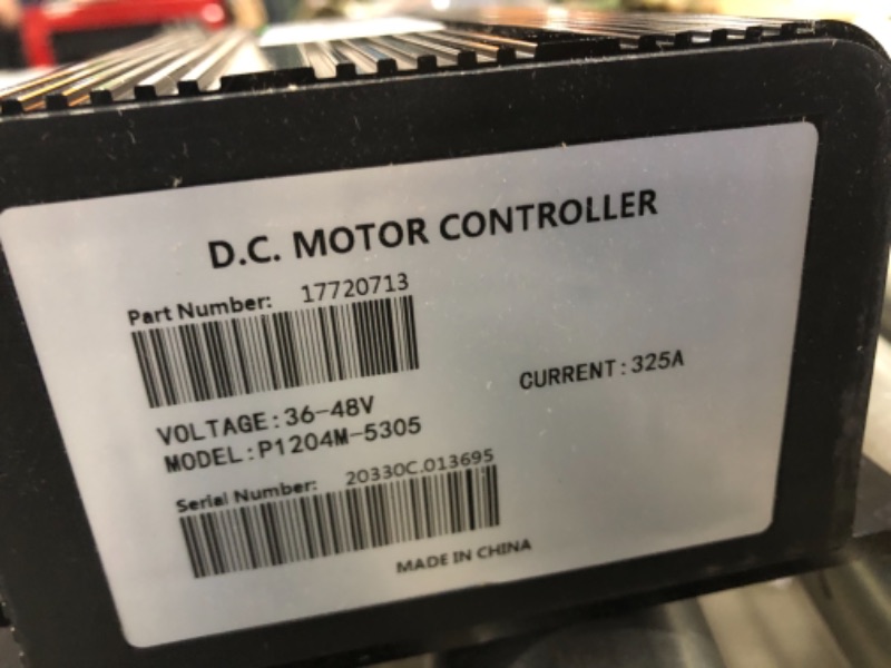 Photo 4 of 1204M-5301 DC Motor Speed Controller for Curtis 48V 325A 0-5k