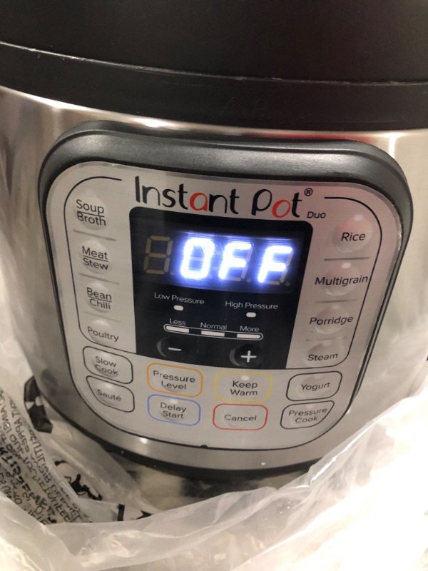 Photo 2 of Instant Pot 7-in-1 Programmable Pressure Cooker with Stainless Steel Cooking Pot and Exterior (6-Quart/1000-Watt)