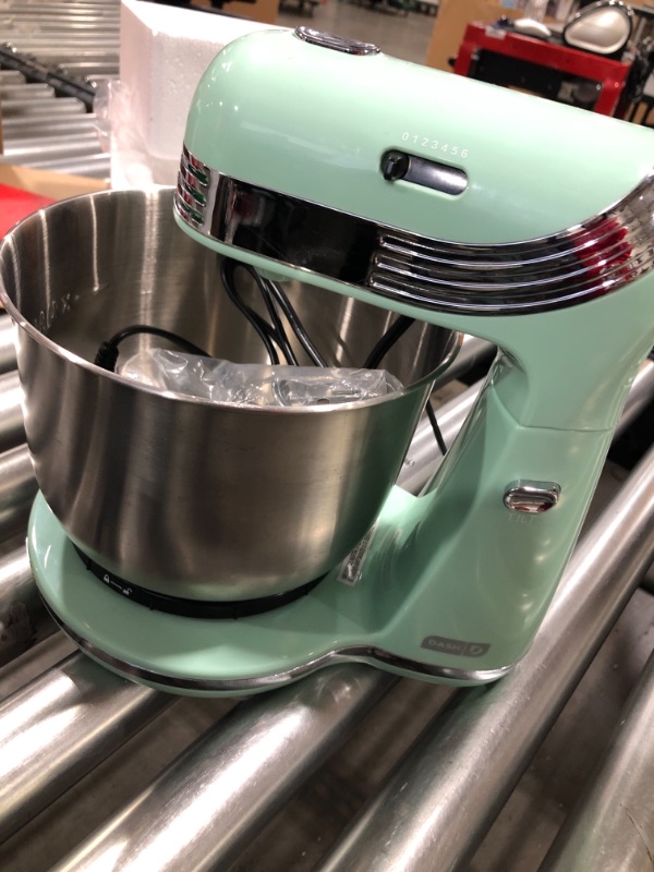 Photo 2 of Dash Go DCSM250 2.5-Quart Stand Mixer - Blue