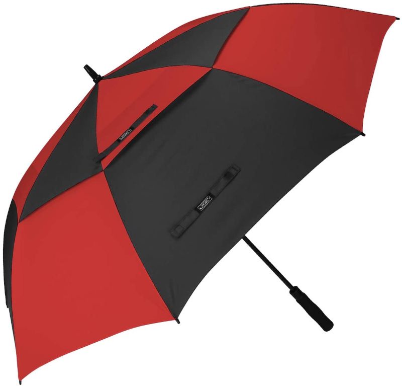 Photo 1 of Automatic Open Golf Umbrella Extra Large Oversize Double Canopy Vented Windproof Waterproof Stick Umbrellas