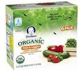 Photo 1 of EXP 05/2022 Gerber 2nd Foods - Organic Purees Fruit & Veggies