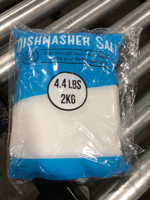 Photo 2 of 4.4 LB Dishwasher Salt - Water Softener Salt - Compatible with Bosch, Miele, Whirlpool, Thermador and More (2 KG)
