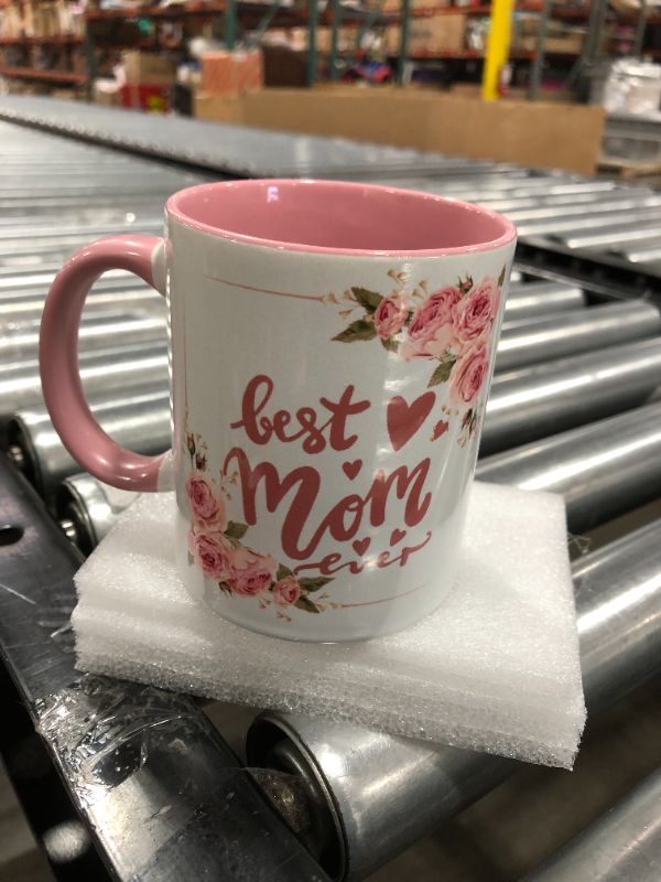 Photo 2 of BLUBLU Funny Coffee Mug 11oz Novelty CeramicTea Cup for Gifts - Floral Mom

