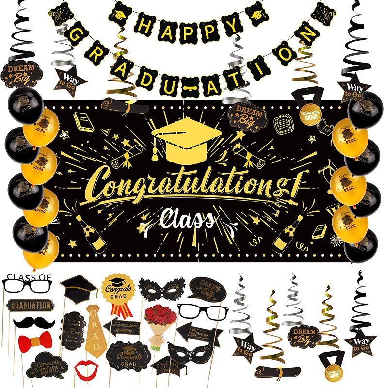 Photo 1 of 60 PCS 2021 GRADUATION DECORATIONS 