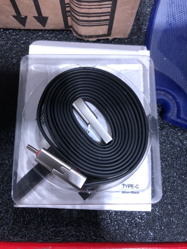 Photo 2 of Regenerative Cable Fast Charge 1.5m Reusable Cable Repair Puncture Wire Cord Compatible for Android iPhone Type-c
