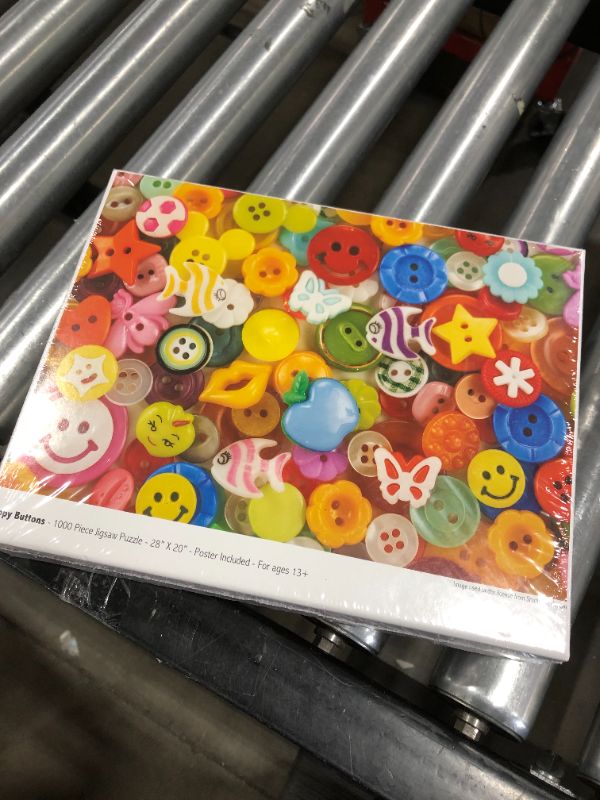 Photo 2 of Happy Buttons 1000 Piece Jigsaw Puzzle by Colorcraft
