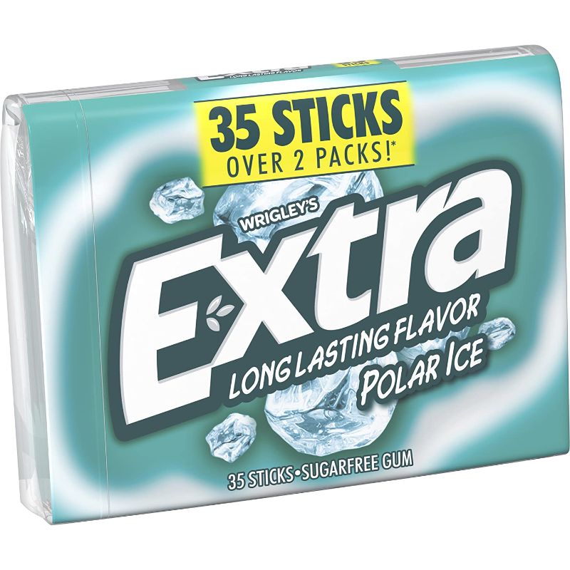 Photo 1 of EXTRA Polar Ice Sugarfree Chewing Gum, 35-stick Packs 35 Count (Pack of 6)
