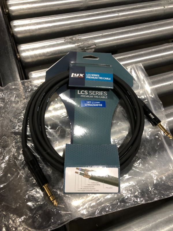 Photo 1 of LYX LCS SERIES PREMIUM TRS CABLE 10FT