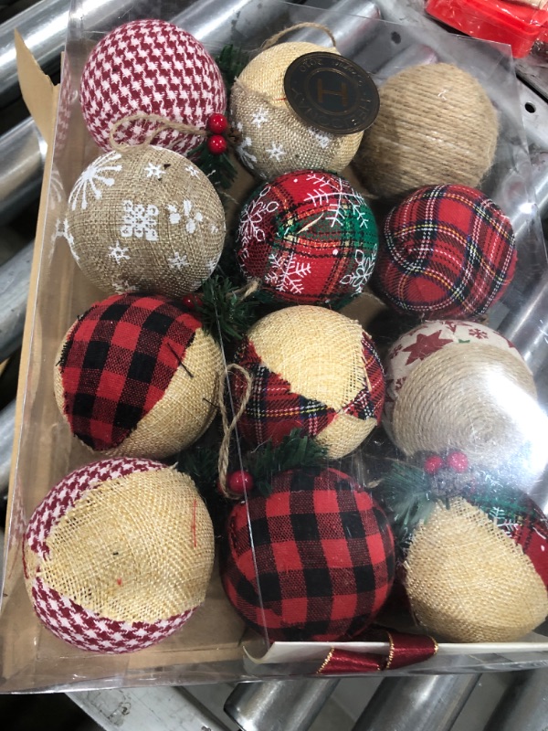 Photo 1 of 12pc Christmas ornaments 