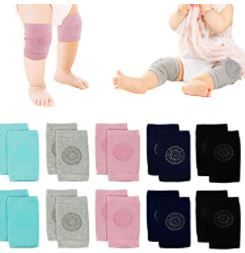 Photo 1 of 5 Pairs Nextnol Baby Crawling Anti-Slip Knee, Unisex Baby Toddlers Kneepads,Adjustable Knee Elbow Pads Crawling,Safety Protector for 9 months - 2 years