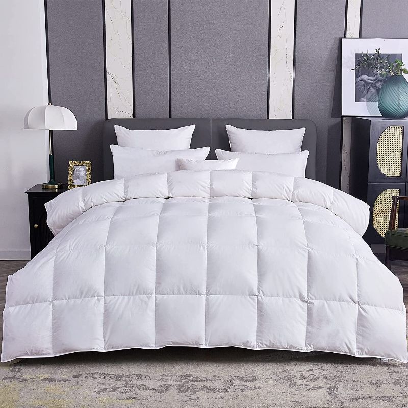 Photo 1 of Comforter Queen White Comforter 90x90 inches, Duvet Insert