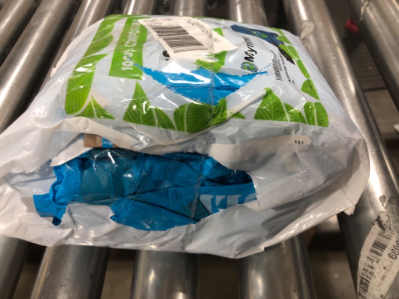 Photo 2 of 100% Compostable Biodegradable Drawstring Trash Bag Waste Bag Kitchen (4Gal - 15L)

