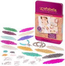Photo 1 of Bracelet Making Kit – 366pc Jewelry Set with Memory Wire Craftabelle
