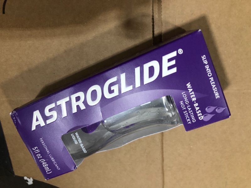 Photo 1 of Astroglide Liquid Water Based Personal Lubricant Sex Lube Moisturizing, 5 fl oz---exp 2023-05-06
