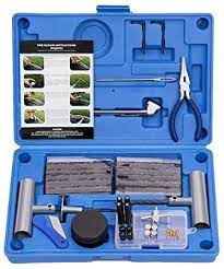 Photo 1 of AUTOWN Tire Repair Kit, 75 Pcs Tire Plug Kit Universal Tire Repair Tools, Heavy Duty Flat Tire Puncture Repair Kit for Car, Motorcycle, Truck, ATV, Tractor, RV, SUV, Jeep, Trailer, Lawn Mower
